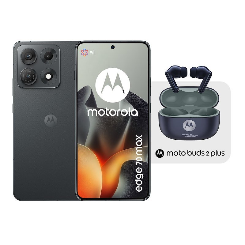 Motorola Moto Edge70 Max 8/256GB Dark Shadow + MOTO BUDS 2 PLUS