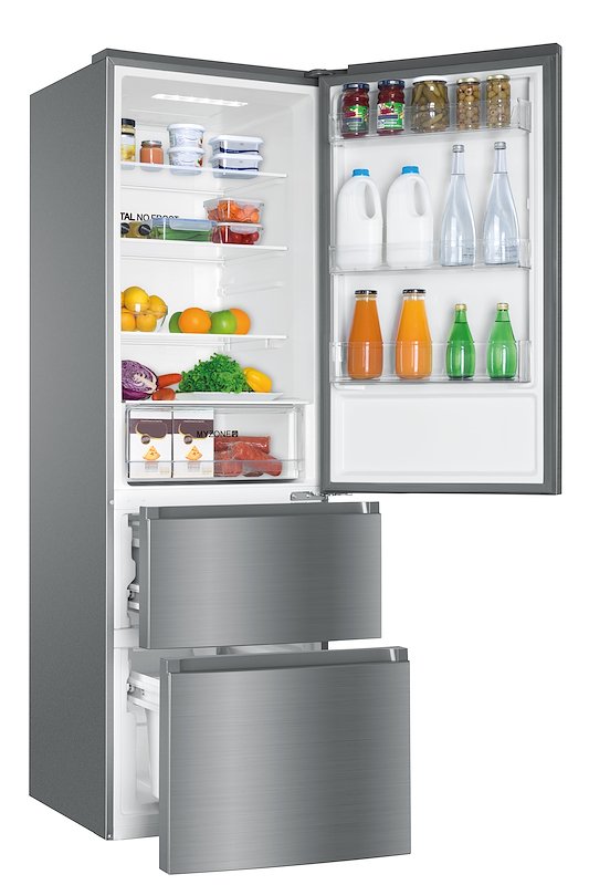 Haier Frigorifero Combinato HTR3619ENMN 348 l Inox Style