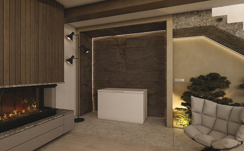 Haier Congelatore a Pozzetto HCE420E 418 l Bianco