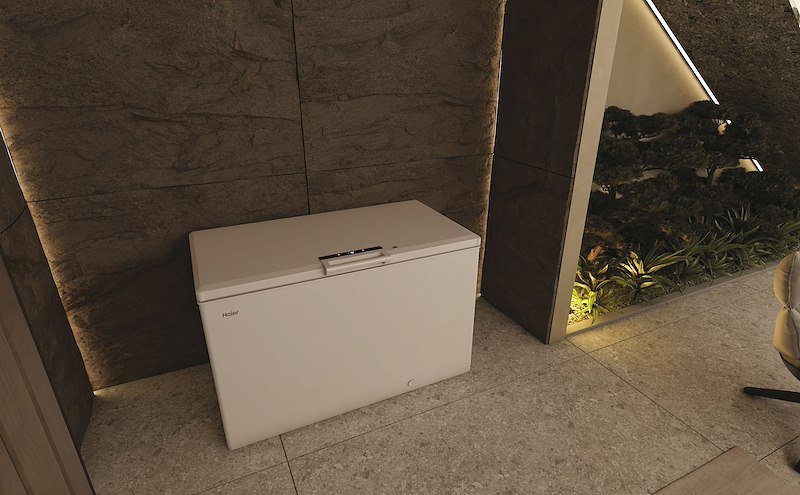 Haier Congelatore a Pozzetto HCE420E 418 l Bianco