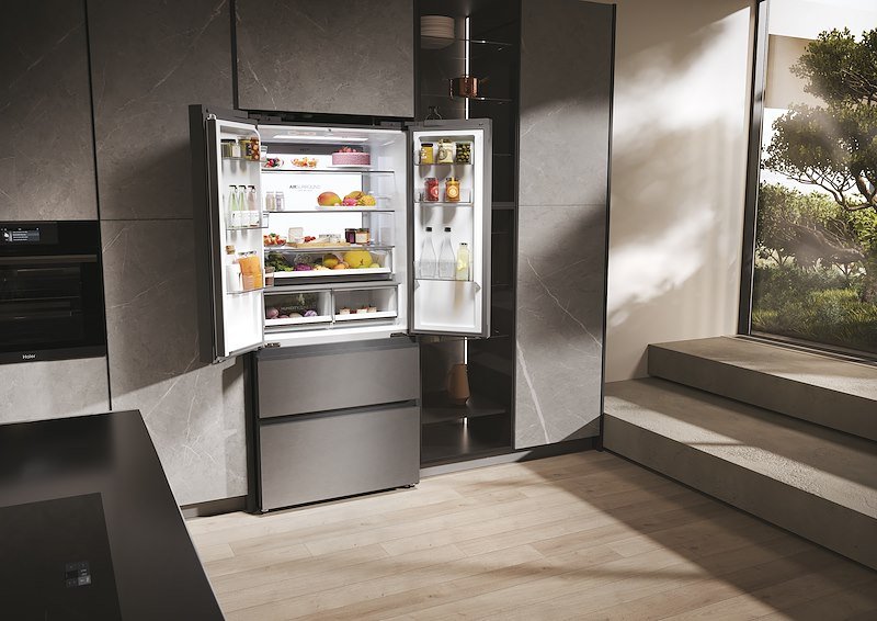 Haier Frigorifero Americano Hfr7819engc Stainless Steel