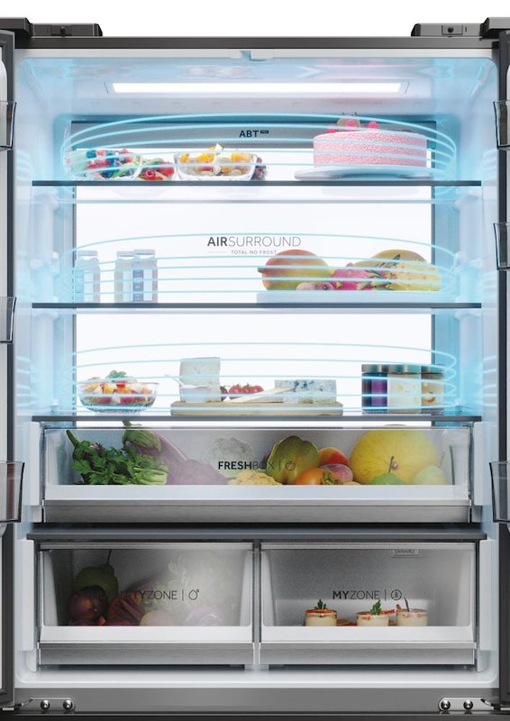 Haier Frigorifero Americano Hfr7819engc Stainless Steel