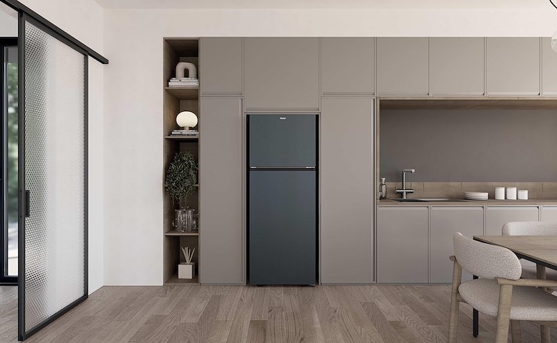 Haier Frigorifero Combinato Hpr5718dnmb Brushed Black