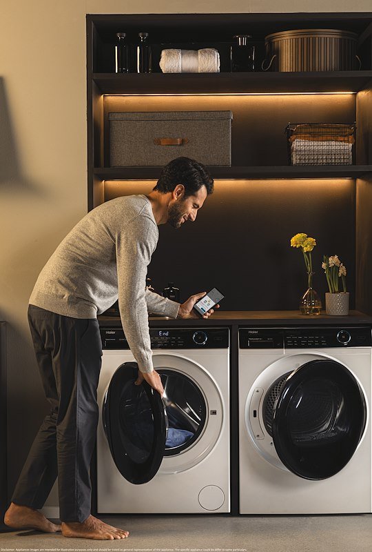 Haier Lavatrice 9kg Hw90-b14959neuit Bianco