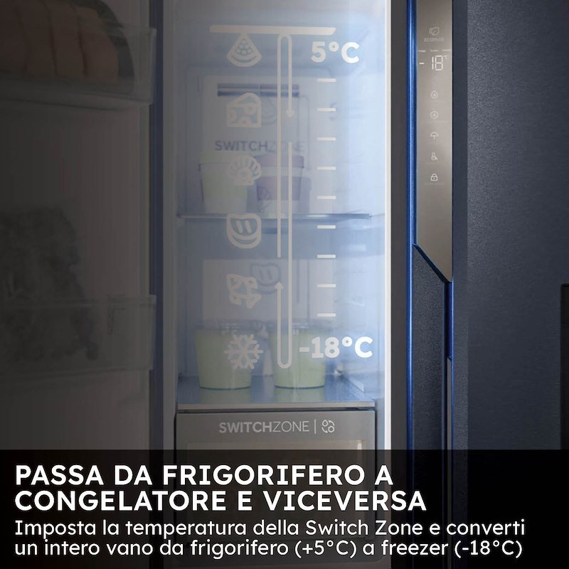 Haier  Frigorifero Americano Hspr79f18ewmb nero