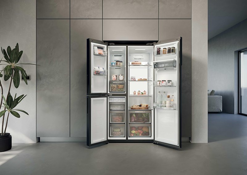 Haier  Frigorifero Americano Hspr79f18ewmb nero