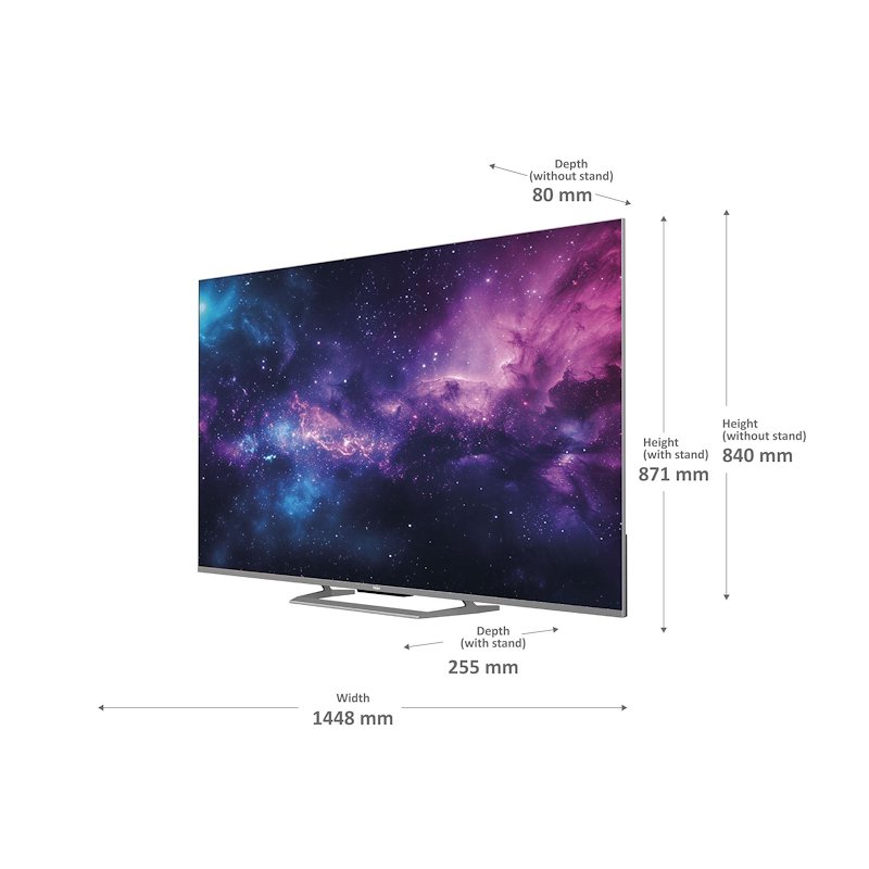 Haier Smart TV 65" miniled H65m90eux
