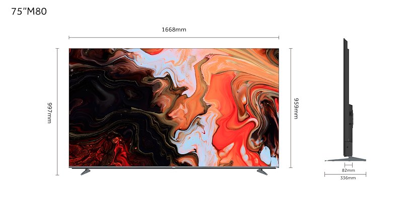 Haier TV 75" MINI LED H75m80fux