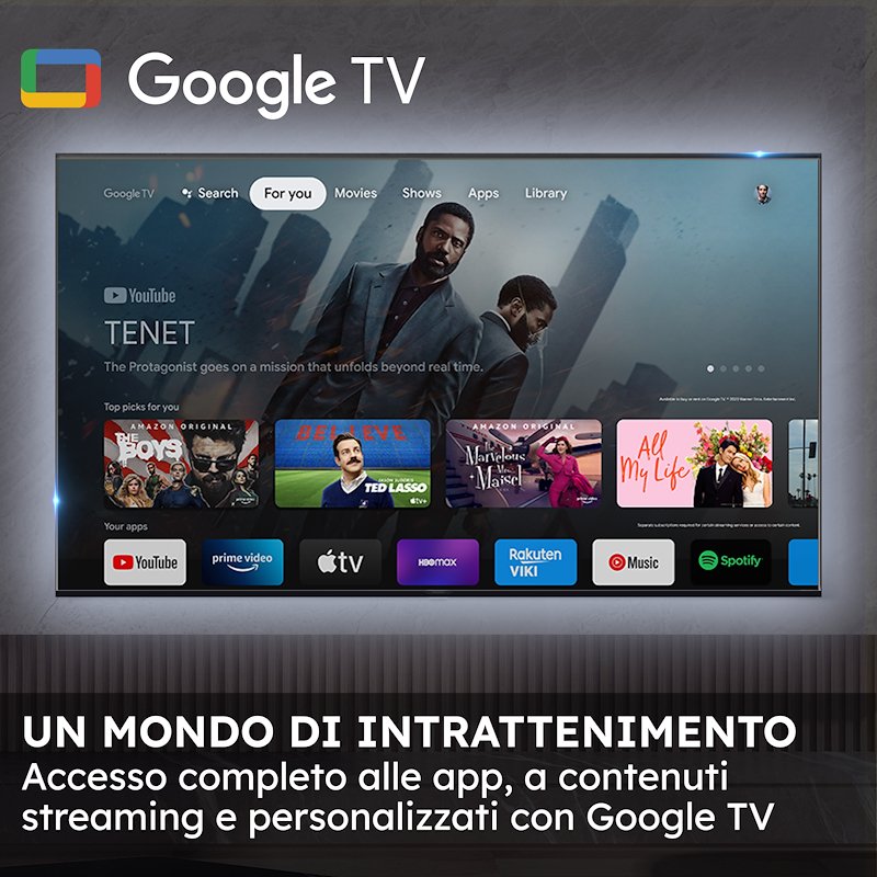 Haier TV QLED 55" H55q80fux nero