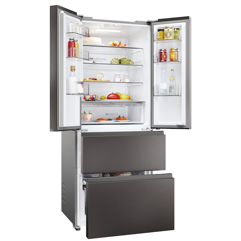 Haier Frigorifero Americano Hfr3718dnmd Antracite