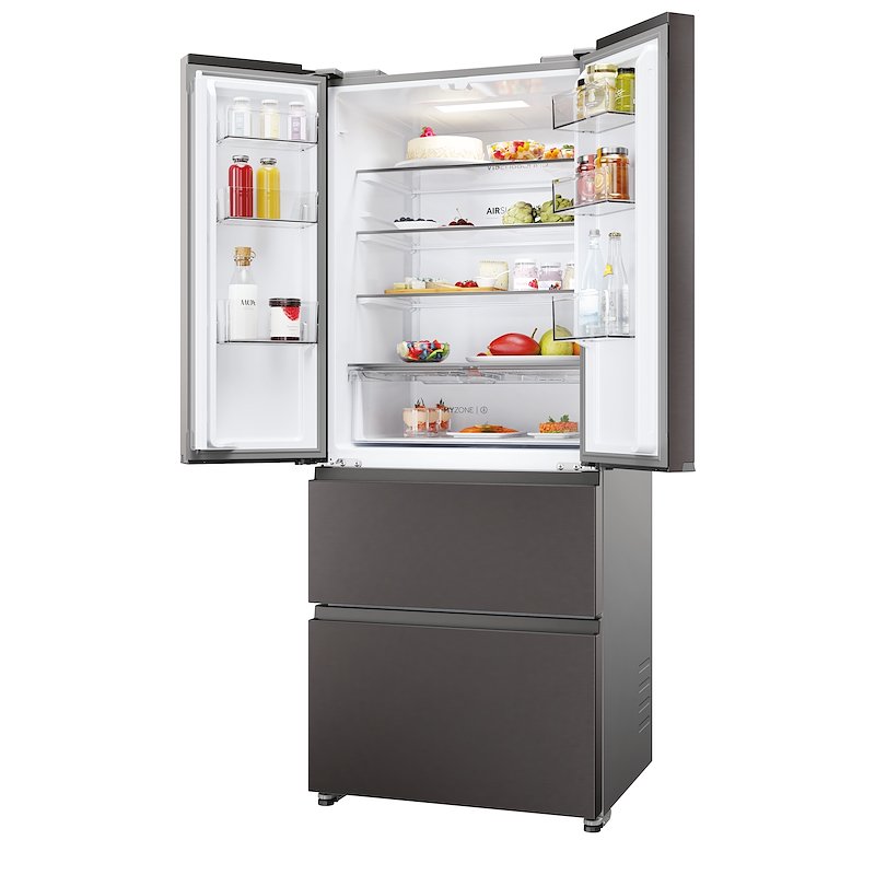 Haier Frigorifero Americano Hfr3718dnmd Antracite