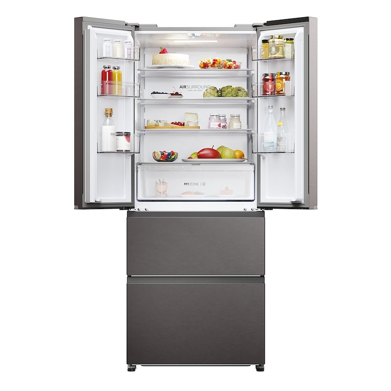 Haier Frigorifero Americano Hfr3718dnmd Antracite