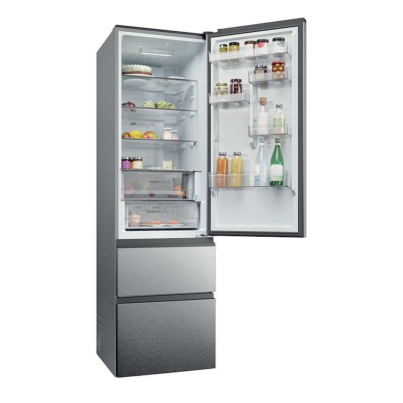 Haier Frigorifero combinato Htr3620cnmg Argento
