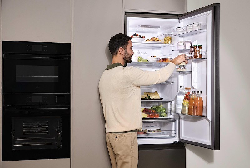 Haier Frigorifero combinato Htr3620cnmg Argento
