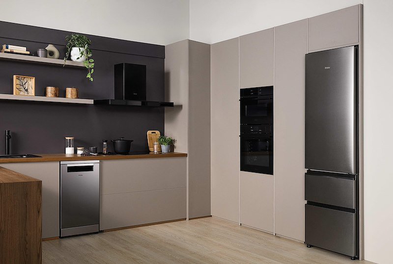 Haier Frigorifero combinato Htr3620cnmg Argento