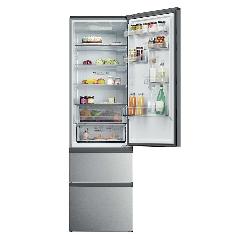 Haier Frigorifero combinato Htr3620cnmg Argento