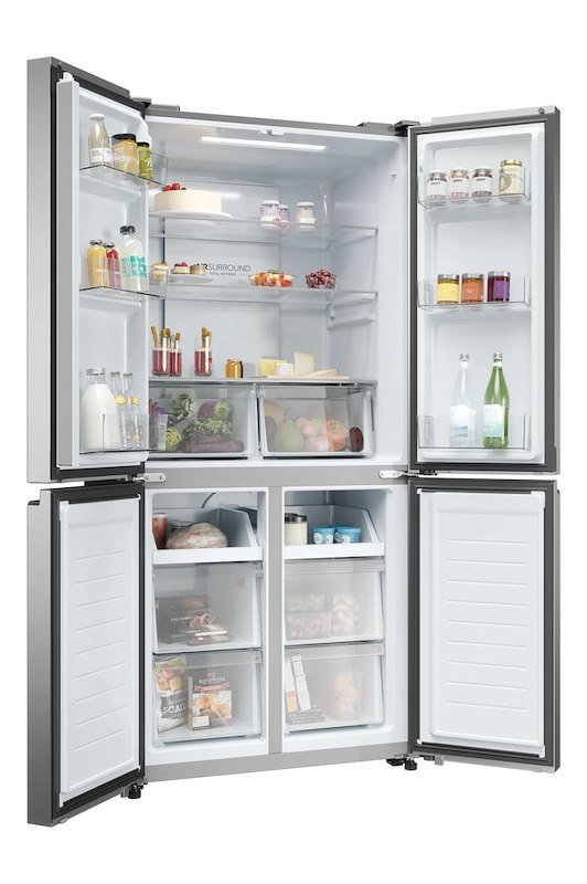 Haier frigorifero side-by-side Hcr3818dnmm Acciaio inox