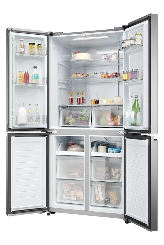 Haier frigorifero side-by-side Hcr3818dnmm Acciaio inox