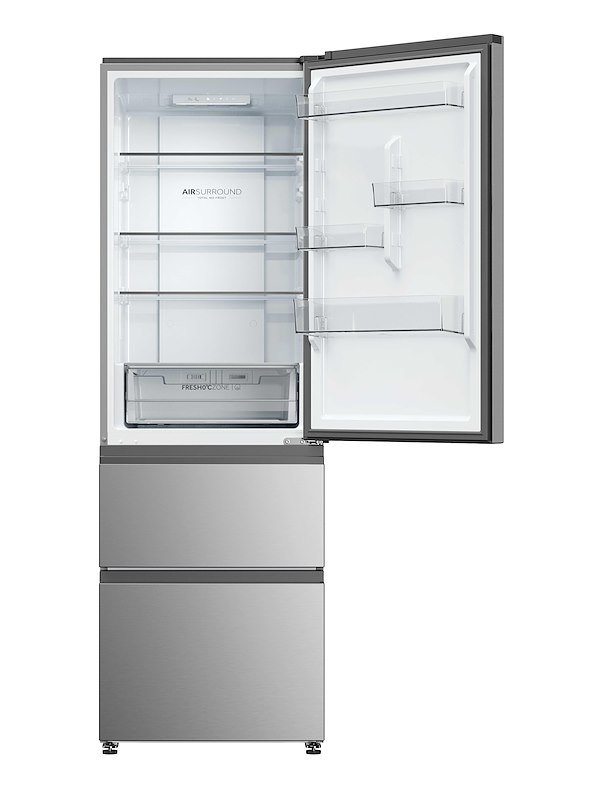 Haier frigo combinato Htr3618cnmg Argento