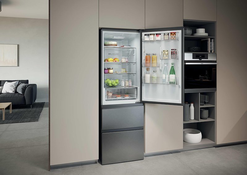 Haier frigo combinato Htr3618cnmg Argento