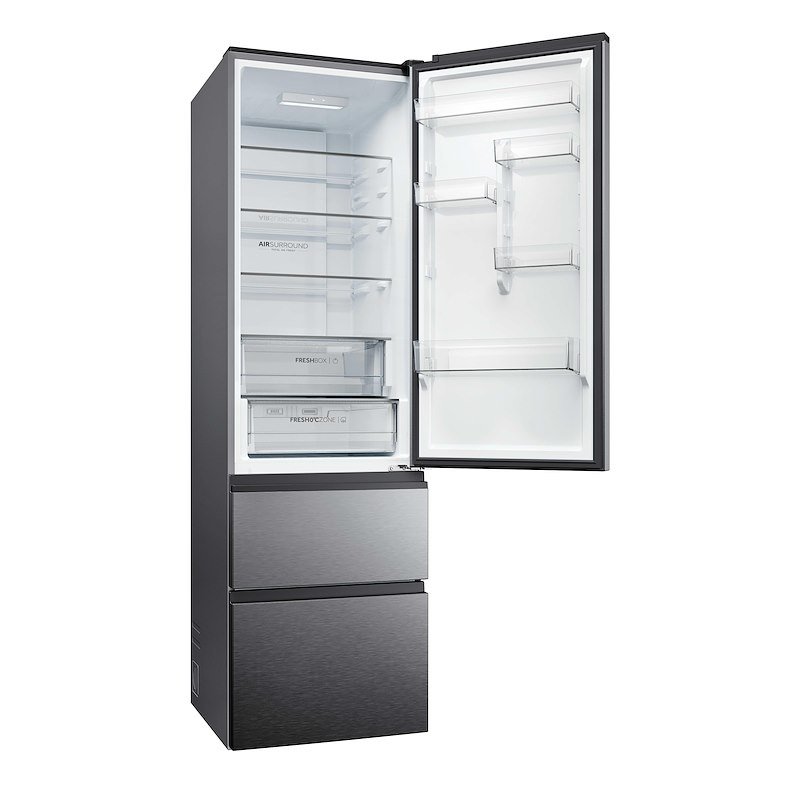 Haier Frigorifero combinato Htr3620anmp Acciaio inox
