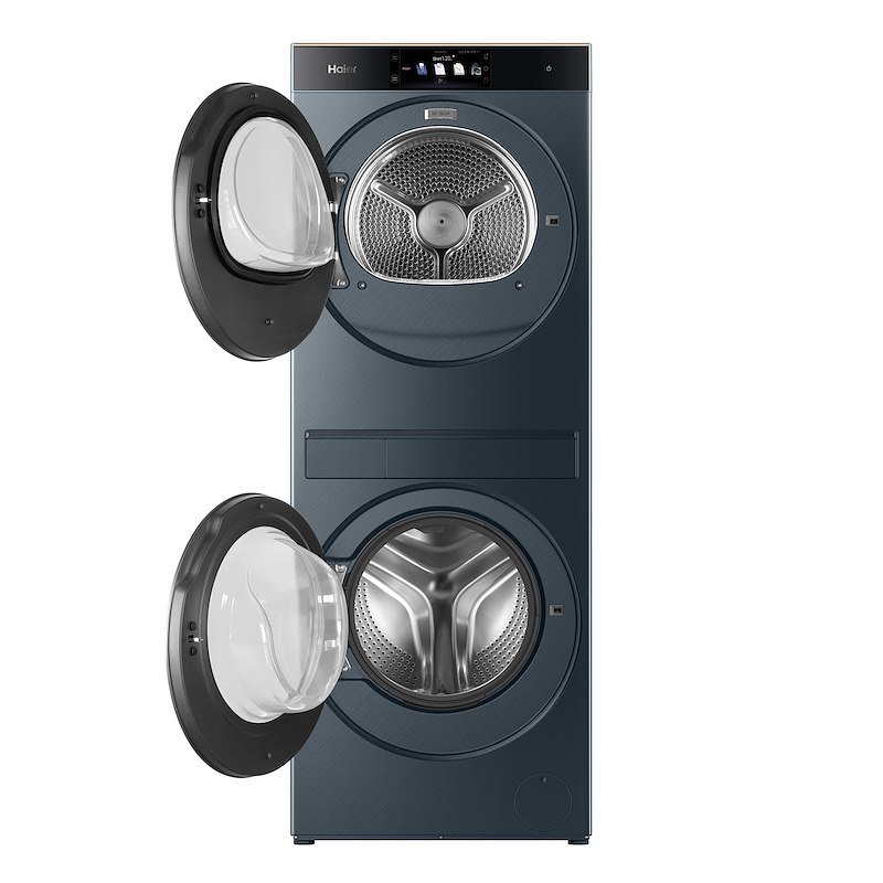 Haier Colonna Lavatrice e Asciugatrice 10/8 KG Laundry Center CLC108GNU1 Antracite