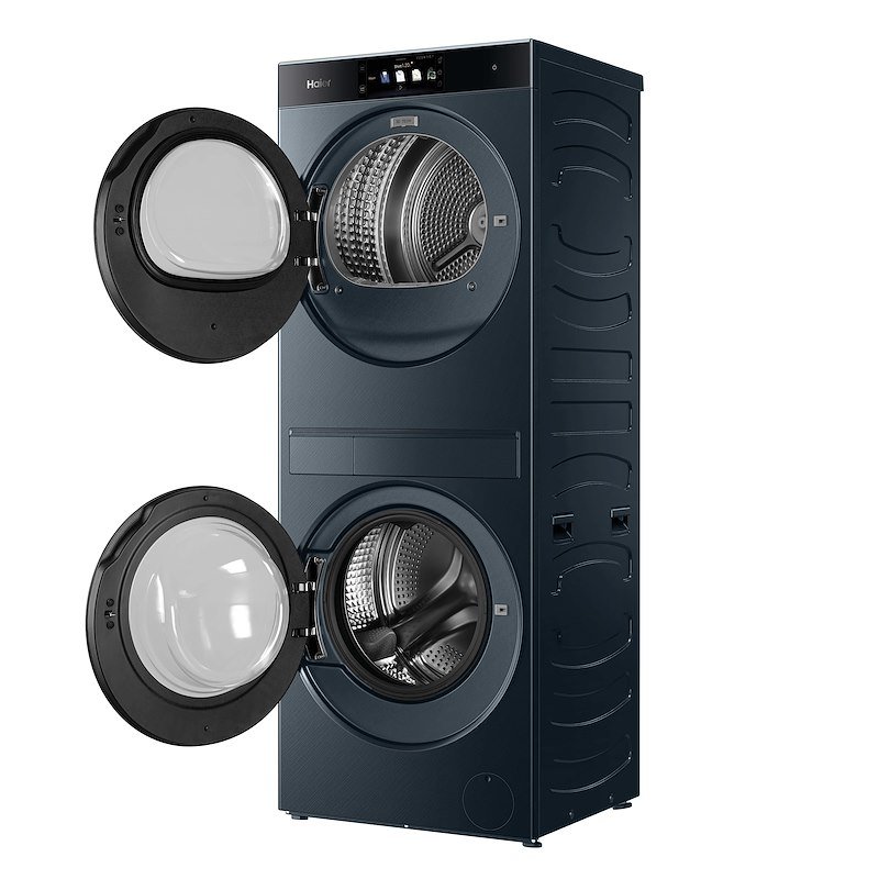 Haier Colonna Lavatrice e Asciugatrice 10/8 KG Laundry Center CLC108GNU1 Antracite