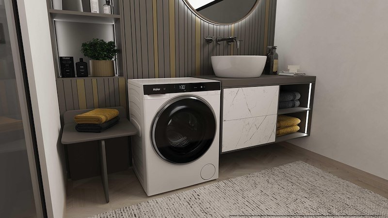 Haier Lavasciuga Compatta 5+2,5 KG Hwd50-bp12307u-s Bianco