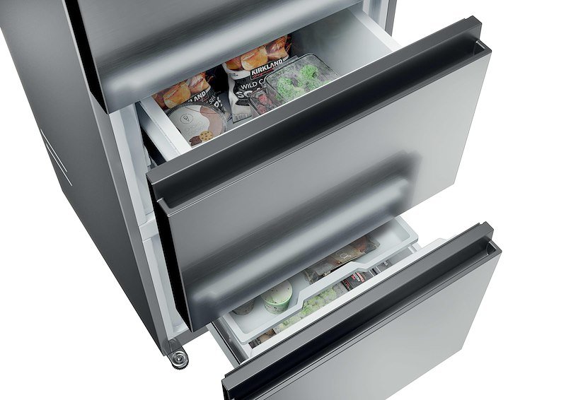 Haier Frigoriferi Combinati Htr3518dnmx Acciaio inox