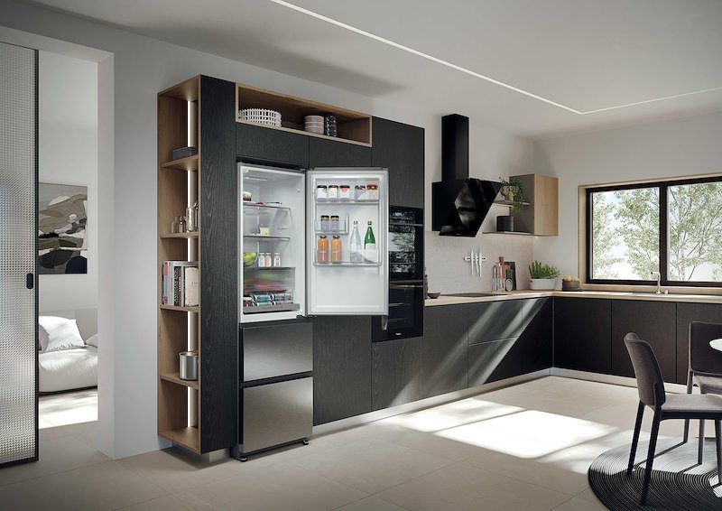 Haier Frigoriferi Combinati Htr3518dnmx Acciaio inox