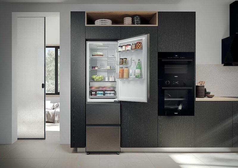 Haier Frigoriferi Combinati Htr3518dnmx Acciaio inox