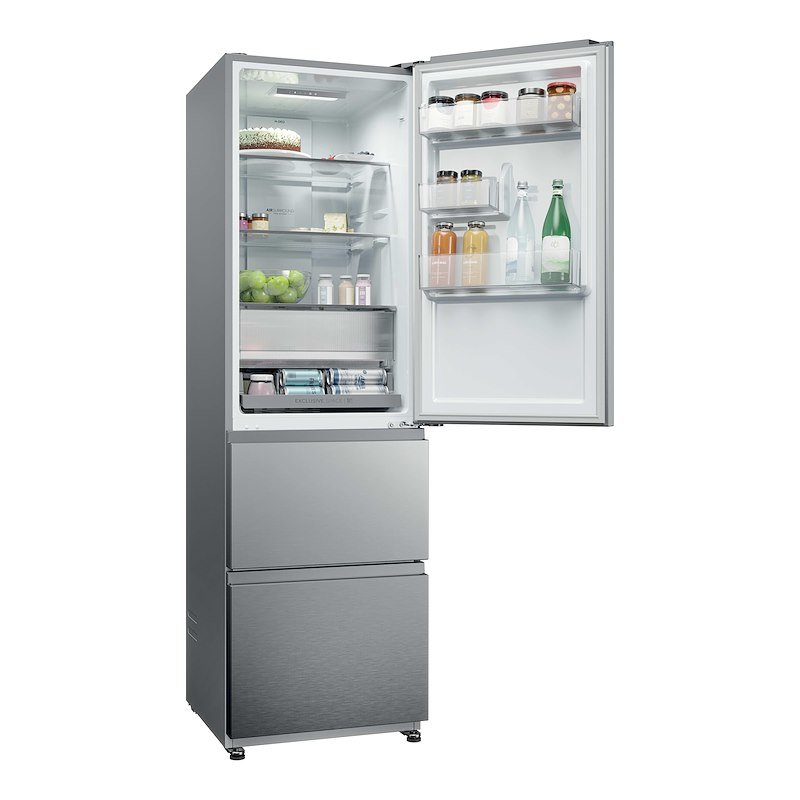 Haier Frigoriferi Combinati Htr3518dnmx Acciaio inox