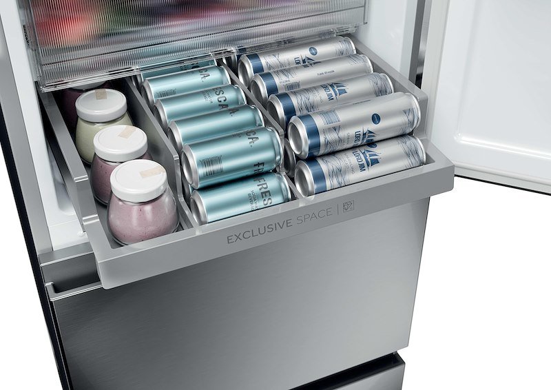 Haier Frigoriferi Combinati Htr3518dnmx Acciaio inox