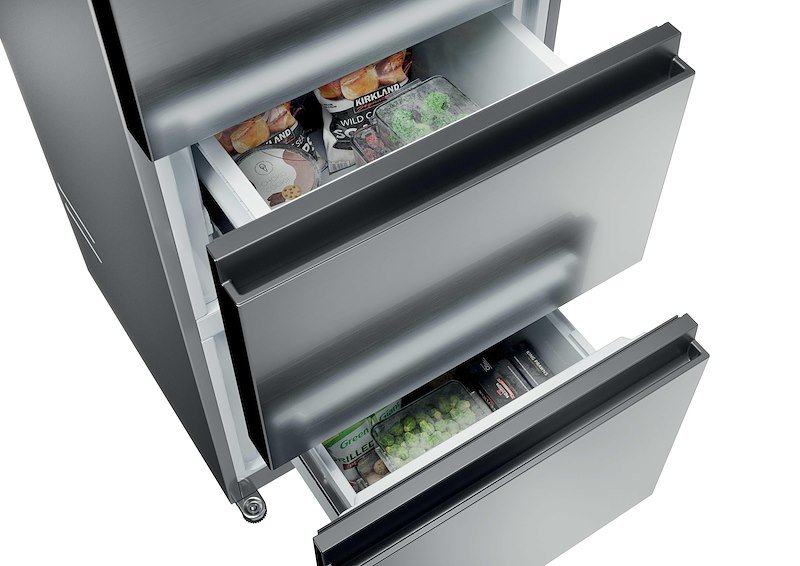 Haier Frigoriferi Combinati Htr3518dnmx Acciaio inox