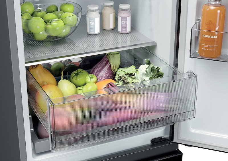 Haier Frigoriferi Combinati Htr3518dnmx Acciaio inox