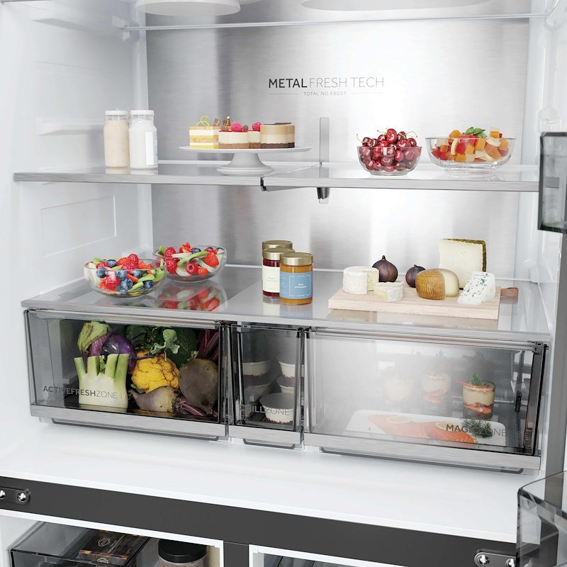 Haier frigorifero side-by-side Hcr59f18dnmm Acciaio inox