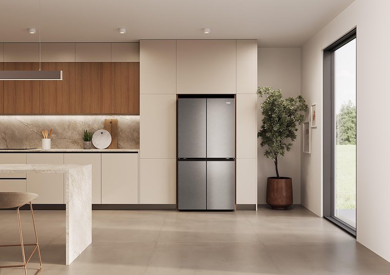 Haier frigorifero side-by-side Hcr59f18dnmm Acciaio inox