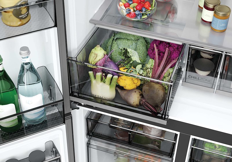 Haier frigorifero side-by-side Hcr59f18dnmm Acciaio inox