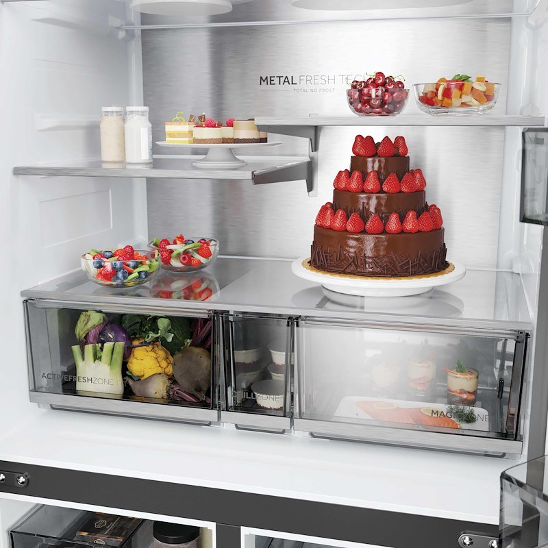 Haier frigorifero side-by-side Hcr59f18dnmm Acciaio inox