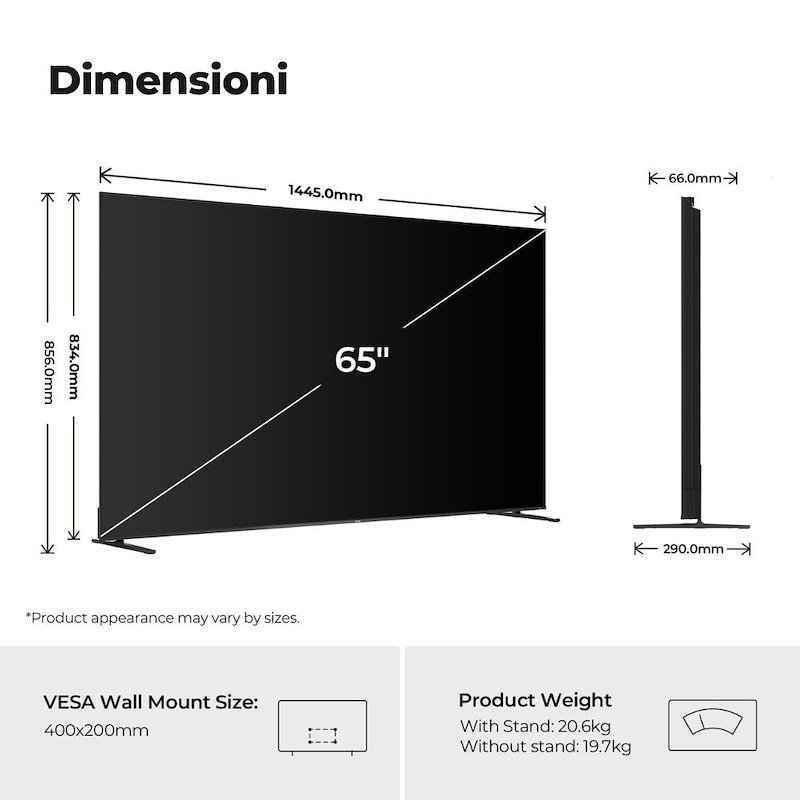 Haier TV QLED 65" H65m92fux Nero