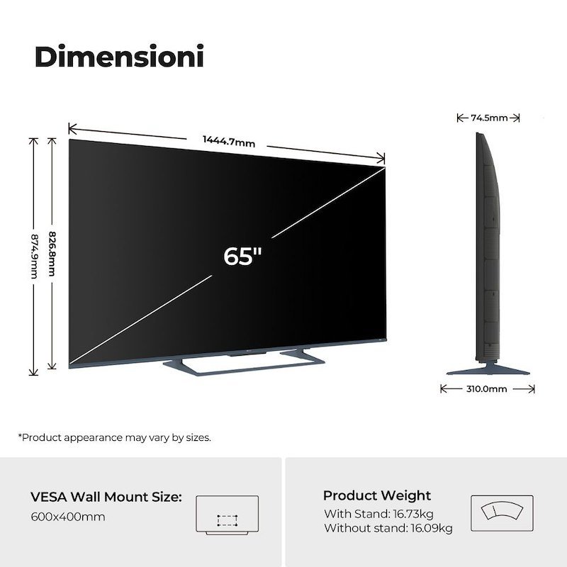 Haier TV QLED 65" H65s90gux