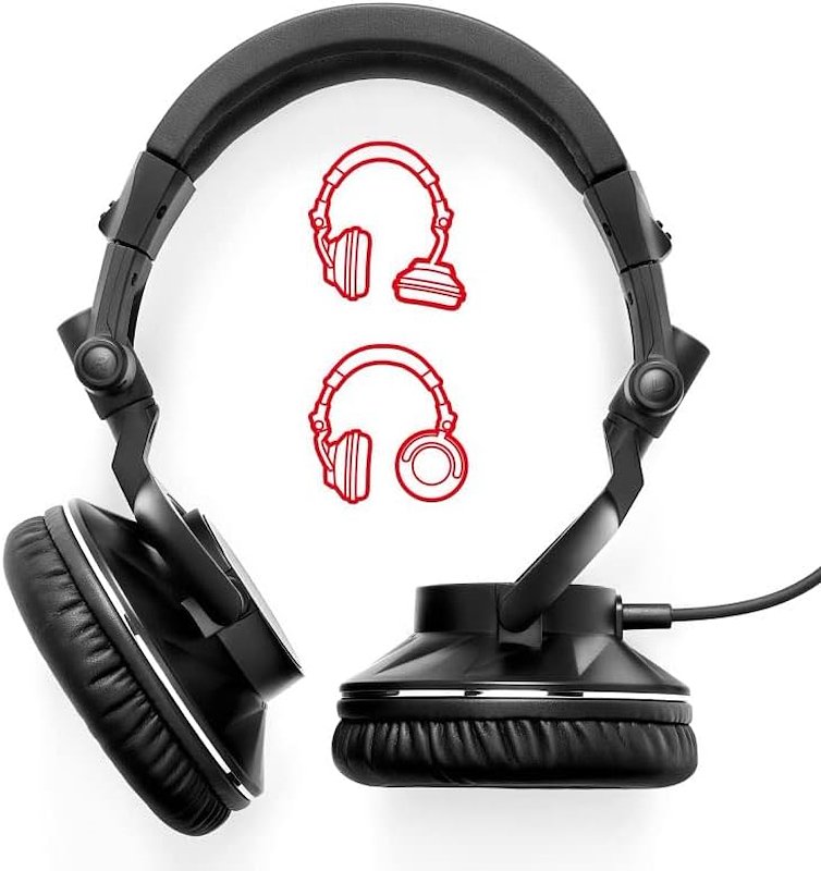 Hercules Cuffia a padiglione Hdp Dj45	Nero