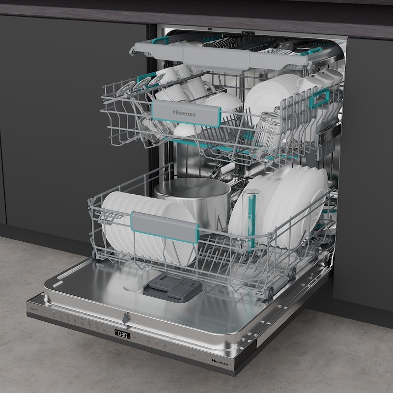 Hisense Lavastoviglie da incasso Hfi5a6360h grigio