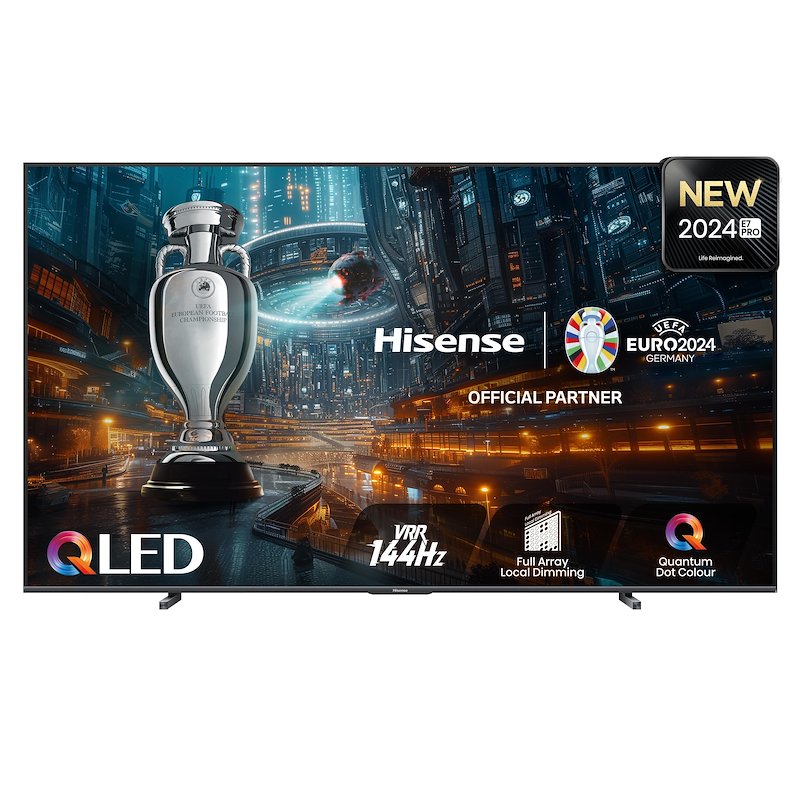 Hisense TV QLED 100" 100e7nq Pro nero