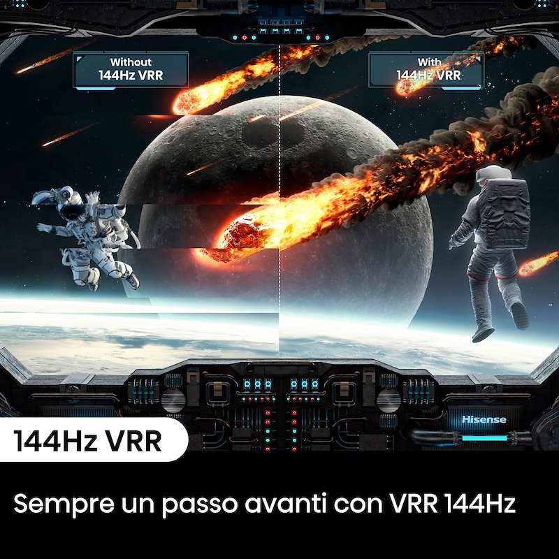 Hisense TV QLED 100" 100e7nq Pro nero