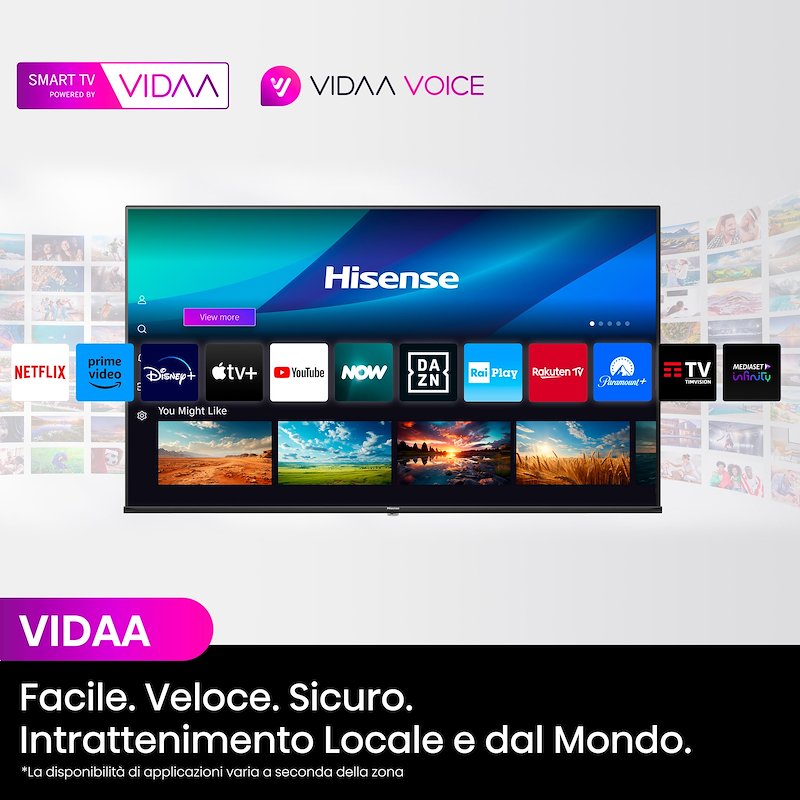 Hisense Tv QLED 55E79NQ 55" Nero