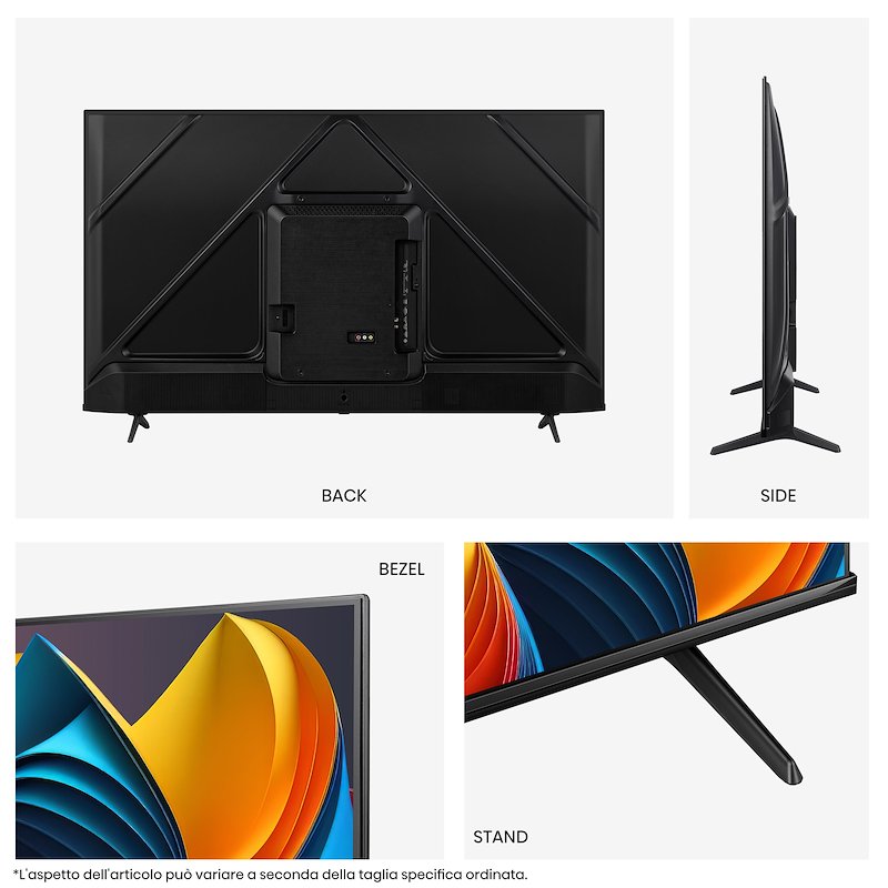 Hisense Tv QLED 55E79NQ 55" Nero