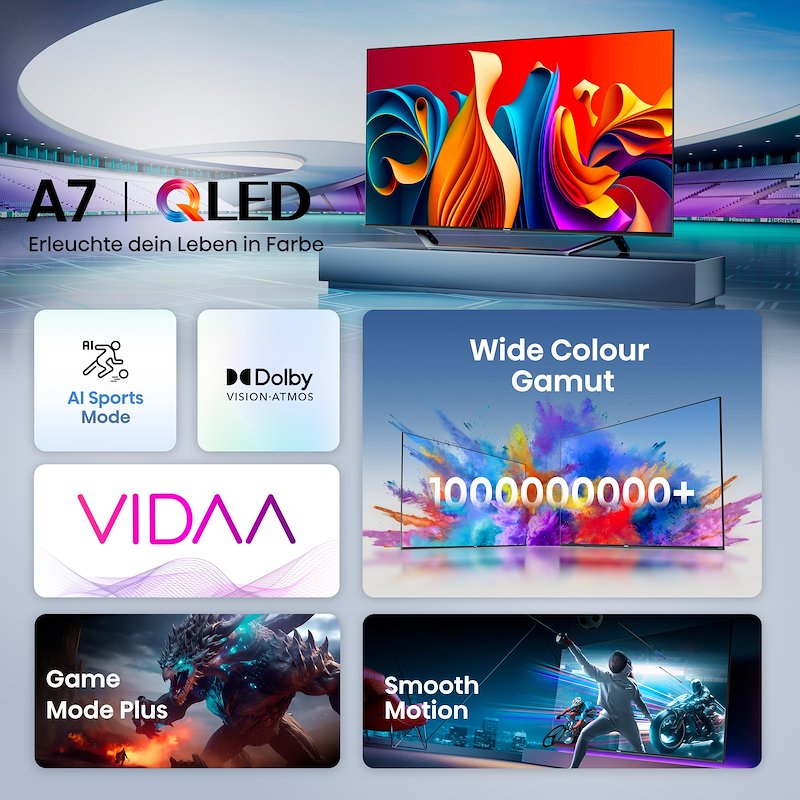 Hisense TV QLED 43" 43A79NQ