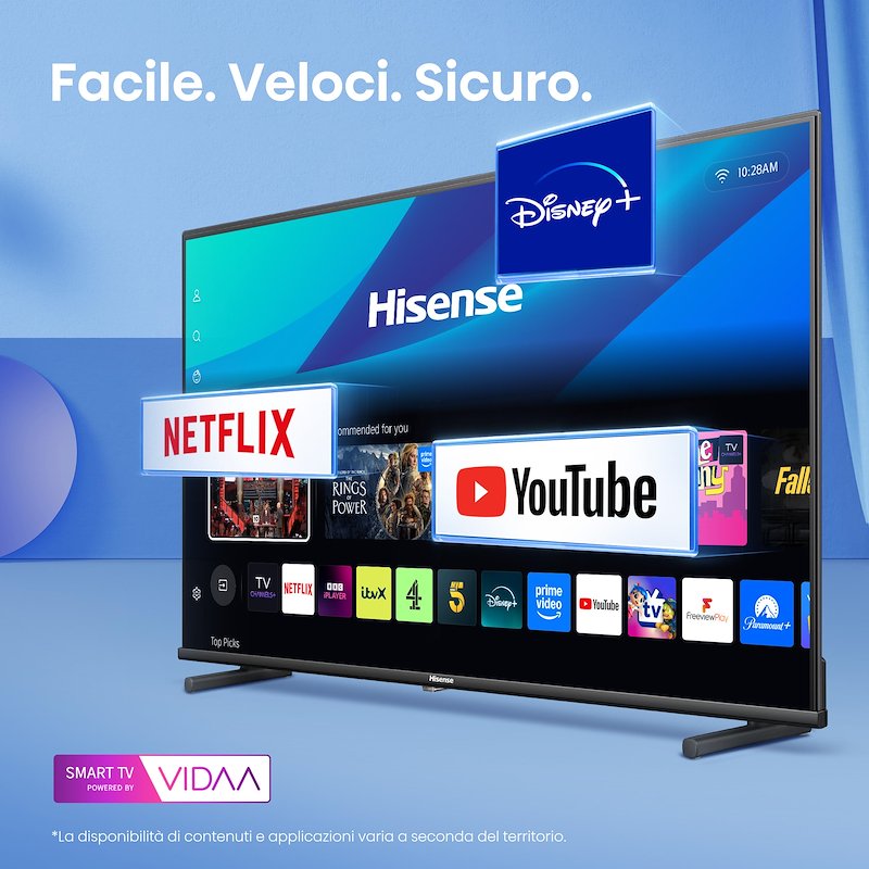 Hisense TV QLED 40" 40a59q Nero
