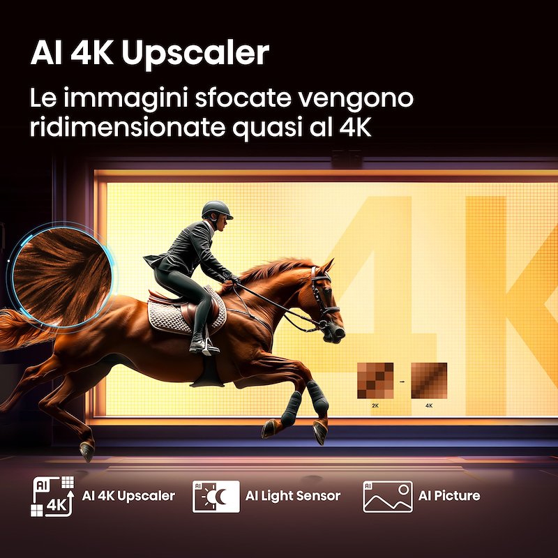 Hisense TV QLED 50"  50e79q Nero